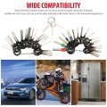 82pcs Aluminum Single Double Three Pin Car Electrical Terminal Plug Wiring Connector Extractor Removal Key Wire Removing Tool