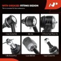 A-premium Set Of 6 Front Sway Bar Link Inner Outer Tie Rod End Compatible With Ford Windstar 1995-2003
