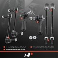 A-premium Set Of 6 Front Sway Bar Link Inner Outer Tie Rod End Compatible With Ford Windstar 1995-2003