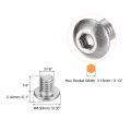 Uxcell 10-32x1 4 Button Head Socket Cap Screws 10pcs 304 Stainless Steel Fasteners Hex Bolts Full Thread Drive