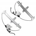 Rear Left Driver Side Rear Right Passenger Power Window Regulators With Motor Fits For Lincoln Town Car 1998-2011 741-688