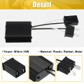 X Autohaux 2pcs H7 Led Car Headlight Canbus Decoder Error Free Warning Resistors Replacement Anti Flicker Resistor 35w