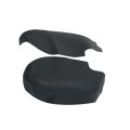 1pair Front Door Cover Armrest Pad Replacement Microfiber Leather For Acura Tsx 2010-2014 Black