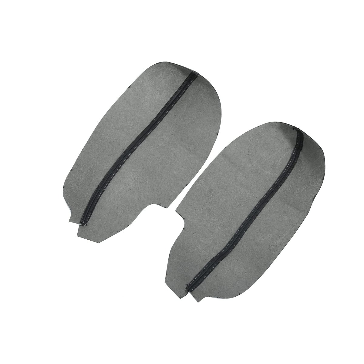 1pair Front Door Cover Armrest Pad Replacement Microfiber Leather For Acura Tsx 2010-2014 Black