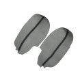 1pair Front Door Cover Armrest Pad Replacement Microfiber Leather For Acura Tsx 2010-2014 Black