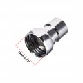 Uxcell Brass Faucet Tap Quick Connector 1 2pt Female Thread Hose Pipe Socket Adapter Fitting For Dishwasher Washing Machine