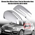 Fydun Car Exterior Chrome Door Mirror Cover Trim For -benz Gla Cla X156 C117 W212 W204 E350 Covers