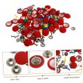 Milisten 50pcs Repair Carport Buckle Roof Liner Pin Carcan Headliner Rivets Car Kit Holder Red The Iron
