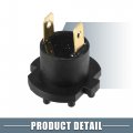 A Absopro Headlight Headlamp Bulb Socket Adapter B28v-51-0a3 B28v-51-0a3a For Mazda 3 2004-2009 Plastic Black Set Of 2