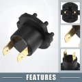 A Absopro Headlight Headlamp Bulb Socket Adapter B28v-51-0a3 B28v-51-0a3a For Mazda 3 2004-2009 Plastic Black Set Of 2