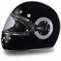 Daytona Helmets Retro Full Face Motorcycle Dot Approved Vintage Helmet Fors Cruisers Scooters Mopeds Motorcycle Men Women And 