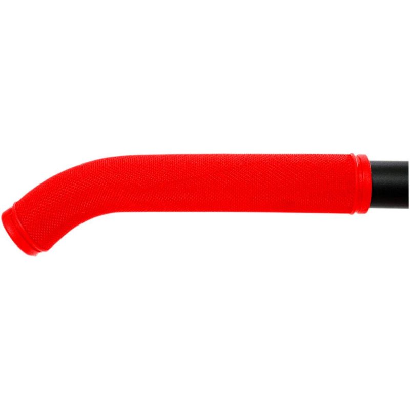Universal Rubber Grip 7 8 In Diameter Long For Snowmobile Atv Bicycle Scooter G-7 Red