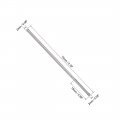 Uxcell 2mm Chucking Reamer Hss Cobalt M35 Lathe Machine D4 4 Straight Flutes 70mm Length Round Shank Milling Cutting Tool For