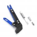 Adjustable Motorcycle Kickstand Universal Aluminum Tripod Holder Side Stand For Scooters Modified Foot With Non Slip Design 