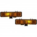 1982-1993 Chevy S10 Pair Park Signal Lights Driver And Passenger Side Assembly Unit Gm2520109 Gm2521109 For 