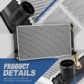 Dpi 13685 Factory Style 1-row Cooling Radiator For Esteem 1 6l Sedan At 95-00 Aluminum Core