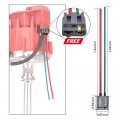 Mas Racing Hei Distributor Spark Plug Wires Free Pigtail Wire Harness Combo Kit Red Cap Replacement For Chevy 283 302 307 327