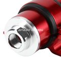 160psi Fuel Pressure Regulator Oil Filled Gauge Inline Petrol Filter Red
