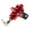 160psi Fuel Pressure Regulator Oil Filled Gauge Inline Petrol Filter Red