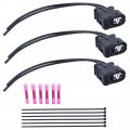 3 Pcs Ignition Coil Connector Plug With Wires Replacement For Toyota Lexus Is300 Gs300 Sc300