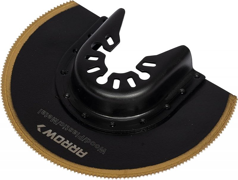 Osc35ca Titanium Coated Bi-metal Oscillating Tool Radial Saw Blade For Wood Metal Pvc And Drywall 3 5 In