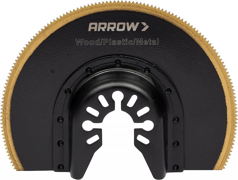 Osc35ca Titanium Coated Bi-metal Oscillating Tool Radial Saw Blade For Wood Metal Pvc And Drywall 3 5 In
