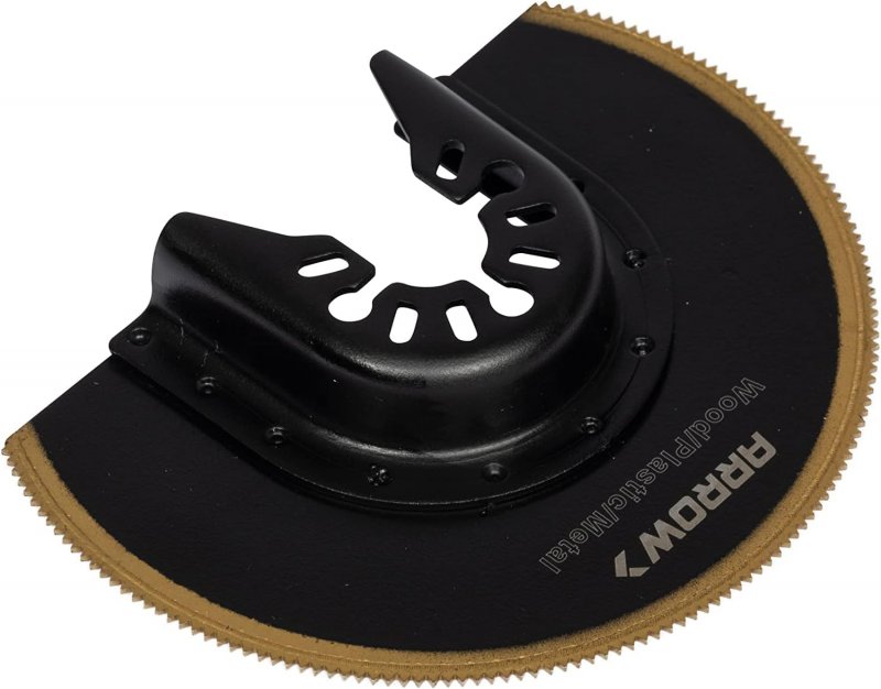 Osc35ca Titanium Coated Bi-metal Oscillating Tool Radial Saw Blade For Wood Metal Pvc And Drywall 3 5 In