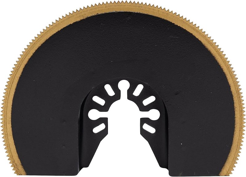 Osc35ca Titanium Coated Bi-metal Oscillating Tool Radial Saw Blade For Wood Metal Pvc And Drywall 3 5 In