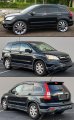 Jdm 3d Wavy Style Smoked Window Visor Rain Sun Shade Guard Compatible With 2007-2011 Honda Crv Cr-v