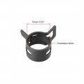 Uxcell Spring Band Type Clamp 13mm Inner Dia Fit 13 5-14 2mm Od Hose Fuel Line Silicone Tube Clips Black Manganese Steel 30pcs