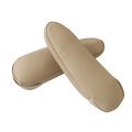Center Console Seat Armrest Cover For Gx470 2003 2009 2pc Perforated Light Tan Microfiber Leather Custom Fit Heated And Power 
