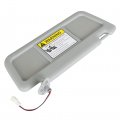 Wflnhb Front Driver Left Side Gray Sun Visor Replacement For 2004-2011 Mazda Rx-8 Fe88-69-320b-77