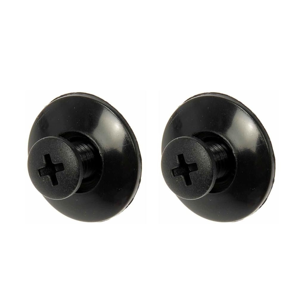 Screw Rivet Cowl Splash Shields For Honda Insight 2010 2011 2012 2013 2014 Black Nylon 2 Pieces 8 19mm Center Groove 20mm Head