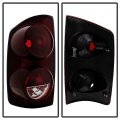Acanii For Red Smoke 2007-2008 Dodge Ram 1500 07-09 2500 3500 Tail Lights Lamps Left Right