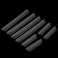 Uxcell Plastic Auto Car Door Edge Scratch Strip Protector Guards 8 In 1 Clear