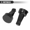 Motoforti Universal Square Head Car Air Vent Clip With Plastic Slot Auto Replacement Conditioner Outlet Clips Metal 40x24mm