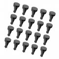 Motoforti Universal Square Head Car Air Vent Clip With Plastic Slot Auto Replacement Conditioner Outlet Clips Metal 40x24mm