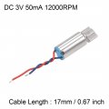 Uxcell Micro Mini Hollow Cup Vibration Motors Dc 3v 50ma 12000rpm Vibrating Motor For Diy Electric 17x6mm 10pcs
