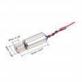 Uxcell Micro Mini Hollow Cup Vibration Motors Dc 3v 50ma 12000rpm Vibrating Motor For Diy Electric 17x6mm 10pcs