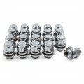 Uxcell 20pcs M12 X 1 25 Iron Zinc Plated Racing Wheel Lug Nuts Tire Rim Screw For Car