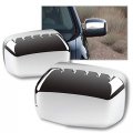 Eparts Chrome Polished Abs Side View Mirror Overlay Full Cover Trim Caps Pair For 2006-2014 Honda Ridgeline Pickup 4 Door 
