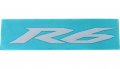 Factory Effex 17-94218 White 1 R6 Die-cut Sticker 