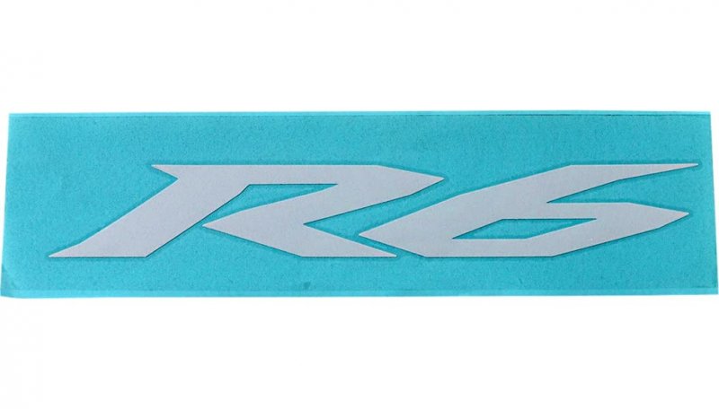Factory Effex 17-94218 White 1 R6 Die-cut Sticker