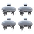 4pcs Gray Sun Visor Clip Holder 8e0857561 8e0857562a 8u0857562 8u0857562a Fits For Audi Q3 2012-2016 