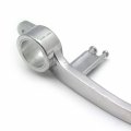 Httmt Mt280-014b- Motorcycle Silver Unfoldable Rear Brake Pedal Foot Lever For 2006-2014 Suzuk Gsxr 600 750 2005-2015 1000 