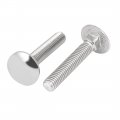 Uxcell M6x35mm 304 Stainless Steel Fully Thread Square Neck Carriage Bolts Din603 12pcs