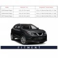 Spieg Ni1321287 Passenger Side Mirror Replacement For Nissan Rogue 2017-2019 Power Adjusted Heated W Turn Signal Paintable