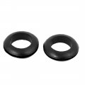 Uxcell 25 Mm Inner Diameter 39 X 11 Dual Sides Rubber Wire Grommets Gasket Ring Cable Protector Black Pack Of 10
