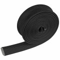 Fiberglass Heat Shield Sleeve 3 4 Id X 10 Adjustable Hose Spark Plug Wire Black Roll For Car Loom Brake Line Cable 