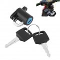 Motorcycle Helmet Lock Kit 1pc Hanging Hook 2 Keys Set Aluminum Alloy